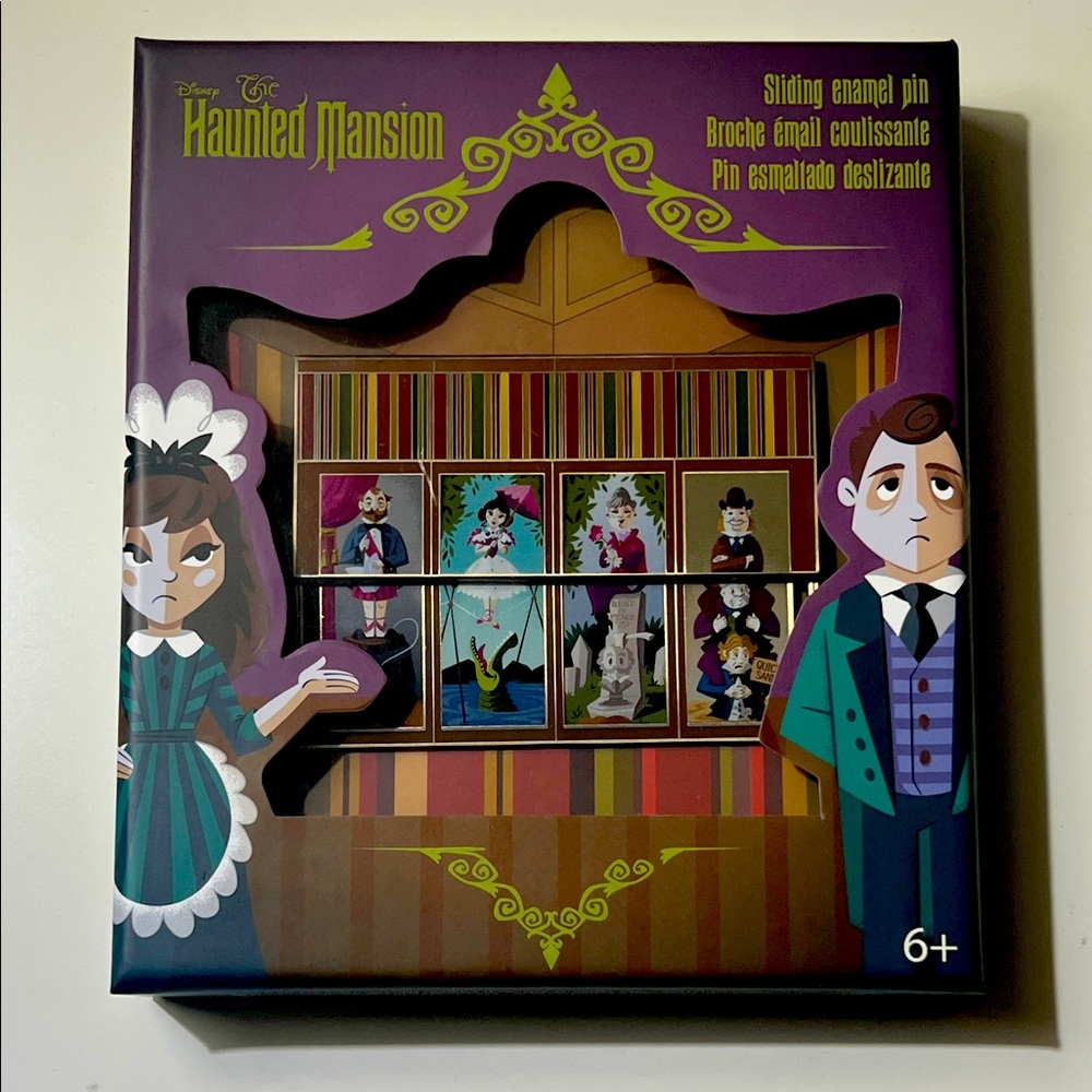 Disney Limited Edition Haunted Mansion Sliding Pin Loungefly
